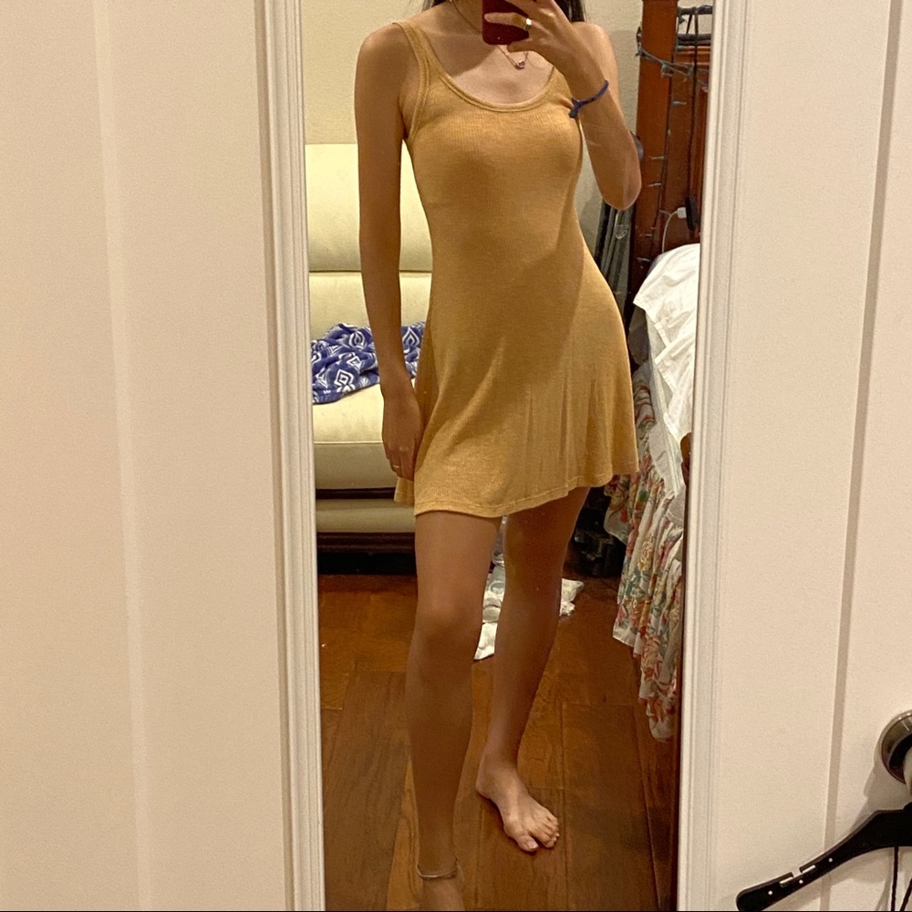 Gold dress